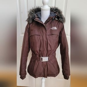 The North Face Women’s Down Insulated  Fur Hooded Ski Jacket